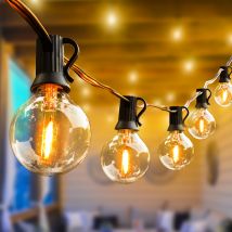 Luce a LED a festone G40 Lampadina a globo infrangibile Luce da patio Luce per ghirlanda esterna per la decorazione di nozze da giardino