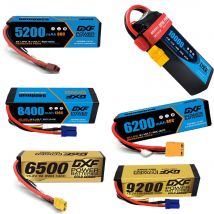 Batterie Lipo 7.4V 7.6V 11.4V 22.8V 11.1V 15.2V 14.8V 22.2V 2S 3S 4S 6S 5200Mah 6300Mah 6500mAh 6200mAh 6750mAh 8000mAh 7000mAh