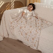 Happy flute erstklassige Qualität Digitaldruck Bambus Baumwolle Musselin Baby Wickel decke super bequem