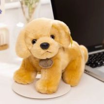 20/27 cm Golden Retriever Puppe Simulation Plüsch Spielzeug Handgemachte Puppe Cartoon Anime Nette Kissen Kissen Hause Dekoration kinder bi