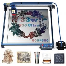 Incisore laser SCULPFUN S30 Ultra con Air Assist Taglierina laser con uscita 33W Area di lavoro 600x600mm Incisore laser per legno metallo