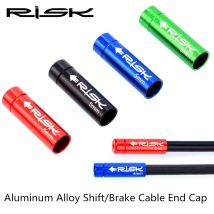 10 Stück Aluminiumlegierung Fahrradkabel-Endkappen, 5 mm Bremsdraht-Kernkappe, 4 mm Schaltleitungsschlauch-Hülsenabdeckung, Fahrradkabel-Staubschutz