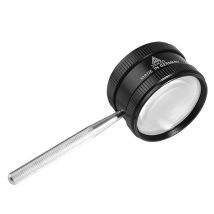 Lupa de mano de Metal de alta claridad, lupa de lectura portátil, lupa de joyería, para personas mayores, 35X