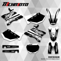 MCHMFG Motorrad Neue Stil TEAM GRAFIKEN HINTERGRÜNDE AUFKLEBER AUFKLEBER Kits Für Yamaha YZ125 YZ250 2002-2014 YZ 125 YZ 250