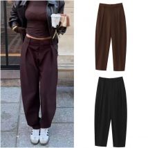 ETJ 2025, Frühjahrsneue ZW-Serie für Pendler, All-in-One, dreidimensionaler Schnitt, hohe Taille, Eimerhose, Freizeithose