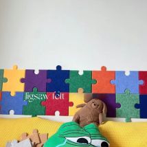 Cartoon Wandaufkleber Puzzle Wohnzimmer Foto Dekoration Hintergrund Wand Kindergarten Schlafsaal DIY Home Decor Geschenke