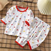 Kleinkind Langarm Baby Nachtwäsche Pyjamas Kinder Cartoon Homewear Kleidung Cartoon Homewear Baby Pyjamas Sets Baumwolle Kind Kleidung
