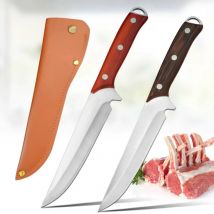 Allzweckmesser zum Schneiden von Fischen, Obst, Steakmesser, Metzger, Ausbeinen, Grillen, Küchenmesser, handgeschmiedeter Holzgriff, Kochmesser, Fleischbeil