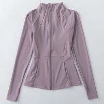 Trail Running Long Sleeve Workout Top Outerwears Yoga Clothes Shirts Women's Jackets Gym Woman Outwear Outdoor Sports Sportswear