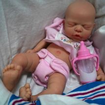 12 "Micro Preemie Full Body Silicone Baby Doll Girl "Nova" Realistica bambola rinata Sorpressione Bambini Anti-Stress