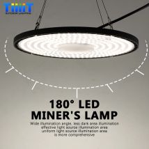 Luce ad alta baia UFO LED 220V 100W 150W 200W Stadio aziendale Magazzino Garage Luce Illuminazione industriale super luminosa Lampada mineraria