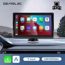 Gearelec autoradio lettore Video multimediale Wireless CarPlay Android Auto 7 pollici Touch Screen con USB AUX FM per