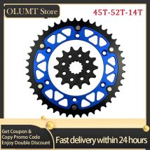 Motorrad Teil 520 45 T-52 T 14 T Vorne Hinten Kettenrad Für Yamaha WR450F YZ450F YZ250 YZ400F WR400F WR426F YZ426F WR YZ 250 450 426