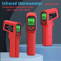 Infrarot-Thermometer Handheld berührungs lose Temperatur pistole Hintergrund beleuchtung Anzeige 0, 3-1 Emissions grad einstellbares Industrie pyrometer