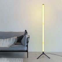 Soggiorno Lampade da terra angolari RGB dimmerabili Staffa da 120 cm Lampade d'atmosfera a LED Camera da letto Illuminazione interna decorativa per la casa scandinava