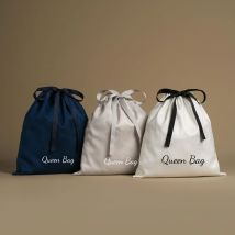 50pcs Chic Suede Drawstring Bags Custom Logo High Quality Clothes Dust Bags Cosmetic Portable Jewelry Bag