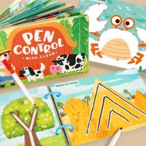 Preschool Learning Busy Book for Kids 2-4 Years Toddler Activity Book Montessori Baby Toys Educational Fun