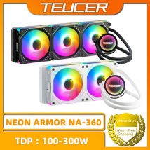 TEUCER NA-360 PC Radiatore di raffreddamento ad acqua X99 Scheda madre CPU Dispositivo di raffreddamento a liquido per Intel LGA 2011 1700 1200 1155 AMD AM4 AM5