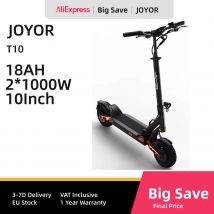 JOYOR T10 Scooter elettrico fuoristrada per adulti 1000W * 2 Motore 60V18AH Batteria Escooter 10 "Pneumatico fuoristrada pieghevole E-Scooter