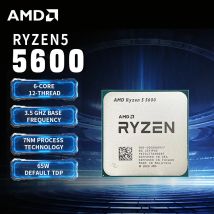 NOWY AMD Ryzen 5 5600 R5 5600 3,5 GHz 6-rdzeniowy 12-wątkowy procesor CPU 7NM L3 = 32M 100-000000927 Procesor z chipami graficznymi Socket AM4