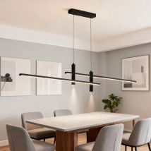DAMIASMIL Modern LED Pendant Light Remote Control Dimmable for Restaurant Living Room Bedroom Home Decor Hanging Chandelier