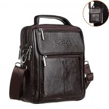 Cross Body Messenger Umhängetasche für Männer Echt leder Business Aktentasche lässig Rindsleder männlich Top Griff Trage tasche Handtaschen