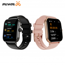 Orologio intelligente AIWR Peps 1S, smartwatch AMOLED GPS da 1,96", quadranti AI ChatGPT, chiamate Bluetooth 5ATM impermeabile per Android iOS