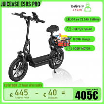 AOVOPRO ESBS/ESBS Pro Scooter elettrico 54,6 V 22,5 Ah 100 KM a lungo raggio 500 W Motore 35 KM/H Bici elettrica pieghevole con sedile