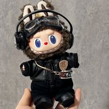 Labubu Baby Clothes Are Cool and Trendyy Earphones Leather Jacket Top Suit First Second And Third Generation Labubu Clothes
