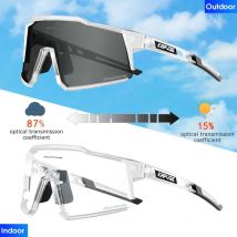 Kapvoe Neue Photochrome Sonnenbrille Frau Fahrrad Brille Fahrrad Brille MTB Goggle Sport UV400 Mann Reiten Brillen Radfahren Gläser