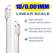 Hochpräzise 0,001mm 1um Linear geber Linear skala 5V ttl db9 500mm für Maschinen