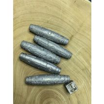 1pcs/lot Special beautiful futuristic Sweden M iron meteorite China Altay meteorite cut dzi bead plated with 24k gold