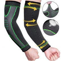 Mangas de compresión para brazo deportivo, soporte antideslizante para codo, ciclismo para adultos jóvenes, baloncesto, fútbol, voleibol, béisbol, tenis, Golf