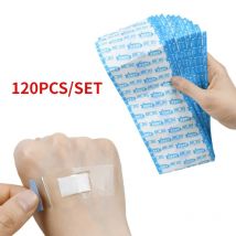 120 teile/satz Transparent Pflaster Wasserdichte Wundauflage Gips Haut Patch Klebe Bandagen für Kinder Erwachsene Gips