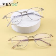 VICKY Neue Mode Geometrische Runde Design TR männer Brillen Einfache frauen Anti-Blau Licht Gläser Anpassbare Rezept 50131