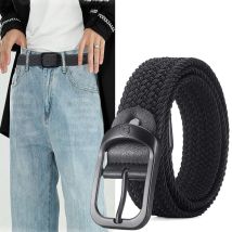 Neue männer Gürtel Casual Woven Elastische Gürtel Outdoor student Sport Gürtel Gürtel Jeans Hosen männer Universal Mode