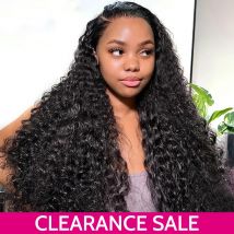 YAWAWE Glueless Wig Human Hair Ready To Wear Water Wave Pre-plucked 13x6 Lace Frontal Wigs For Women HD Lace Wigs Clearance Sale