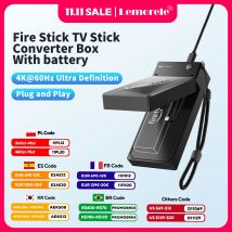 Lemorele 4K AR Glasses Adapter HDMI to Type-C AR Glasses Charging Converter Video Adapter with Battery TV Stick for Xreal