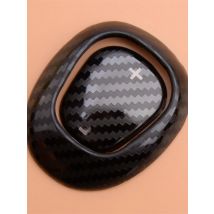 Car Carbon Fiber Style Gear Shift Knob Head Trim Decor Cover Fit For Chevrolet Malibu 2016 2017 2018 2019 2020