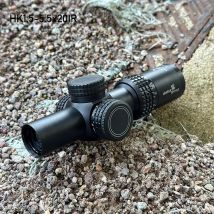 Luneta Taktyczna MARCH HK1.5-5.5x20IR Zielono-Czerwona Podświetlana do Karabinów Myśliwskich, Luneta Celownicza do Karabinów Snajperskich, Airsoft, Karabinów Pneumatycznych