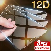3 sztuki szkła hartowanego do iPhone'a 14 13 15 11 16 Pro Max Screen Protector do iPhone'a 15 Plus