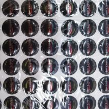 A Personalized 14MM Car Key Cover Remote Case Resin Crystal Epoxy Sticker For KEYDIY Xhorse Lan-cia Op-l Sang Yog Mahin-dra