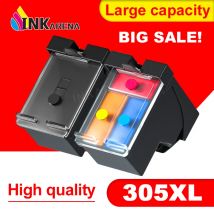 INKARENA-cartucho de tinta recargable para HP 305 XL 305XL, para HP305 DeskJet 2710, 2720, 4110, 4120, 4130, ENVY 6010, 6020, 6030, 6420