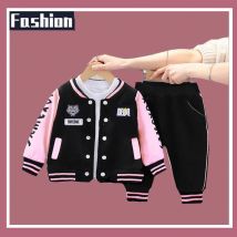 Neue Kinder Casual Sets Frühling Jungen Mädchen Baseball Sport Kleidung Anzug Mantel Hose 2Pcs Trainingsanzug Herbst Dünne Baby Outfits 1-4 jahre