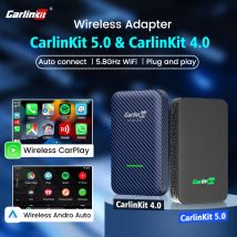 CarlinKit 5,0 y CarlinKit 4,0 inalámbrico CarPlay Android Auto música Spotify Auto para Toyota Audi