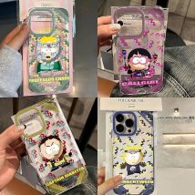 Funny S-South-Park Cute Clear Space Phone Case For iPhone 11 12 13 14 15 16 Pro Max Mini X Xs XR 7 8 plus SE20 Transparent Cover
