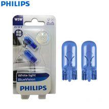 Philips WhiteVision W5W T10 12V 5W 4000K białe oryginalne oświetlenie wnętrza samochodu odczytaj lampki tablicy rejestracyjnej drzwi 12961WHVB2, para