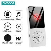 Lettore MP3 Sport all'aria aperta Fitness Mini Walkman Supporto Mp4/mp3 Lettore musicale Bluetooth Lossless Radio FM Registratore Sport 128GB Hf