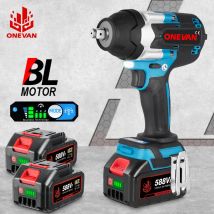ONEVAN 1800N.M Drehmoment Bürstenlosen Elektrischen Schlagschrauber Akku Schraubendreher Bohrer Power Werkzeuge Für Makita 18V Batterie Pin