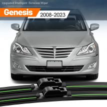 2x Für Hyundai Genesis 2008-2023 Frontscheibenwischerblätter 2010 2011 2012 2013 2014 2015 2016 Windschutzscheibe Fenster Zubehör